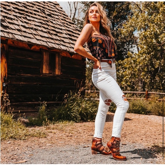 Freebird Felicity Cognac Boots NWT - Picture 5 of 16